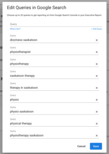 Setting Up Google Search Console in the Executive Report
